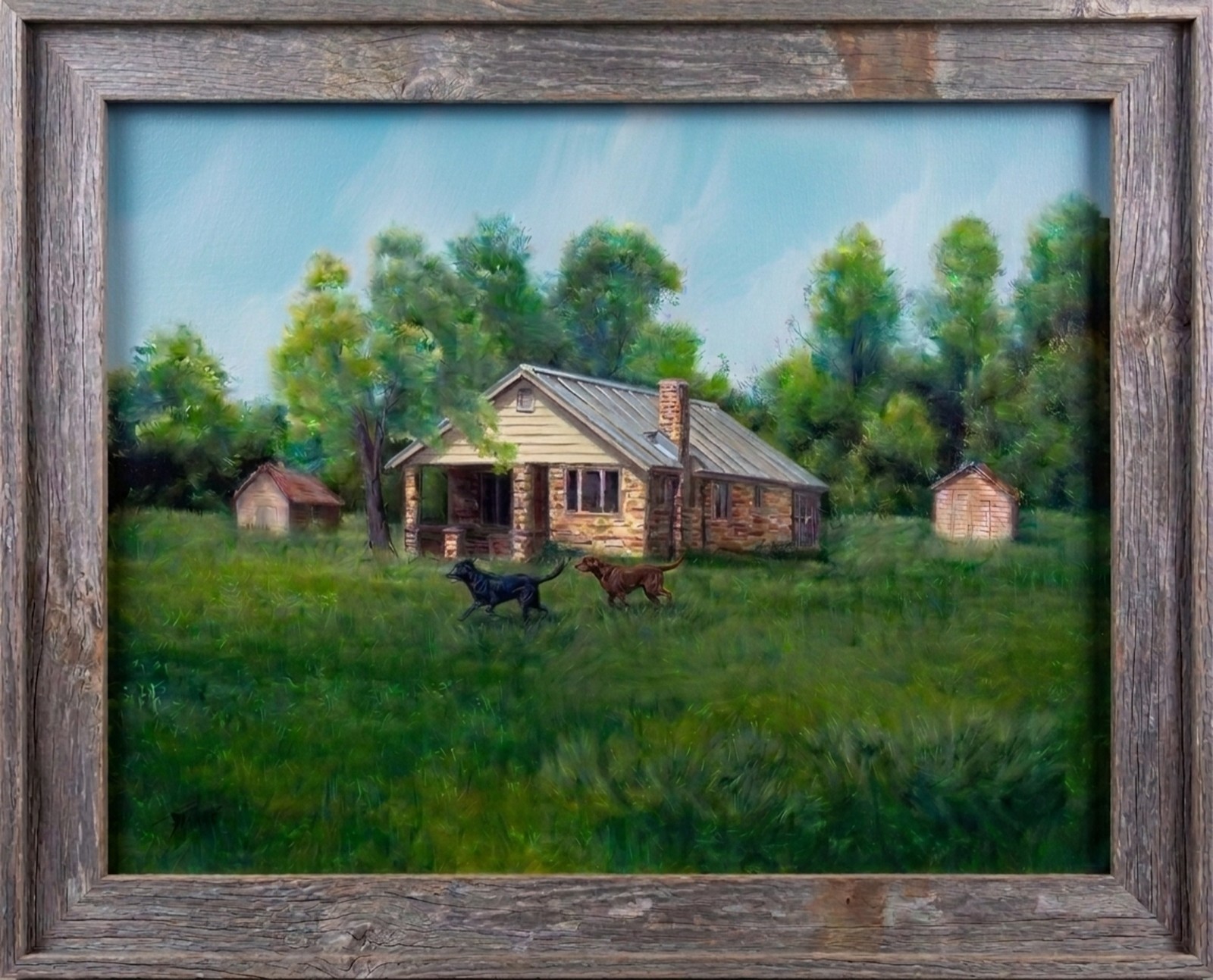 Your home hand painted on canvas by Florida Artist-Original painting from photo