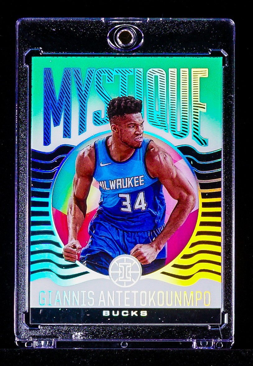 Giannis Antetokounmpo RARE MYSTIQUE ACETATE CARD Milwaukee Bucks