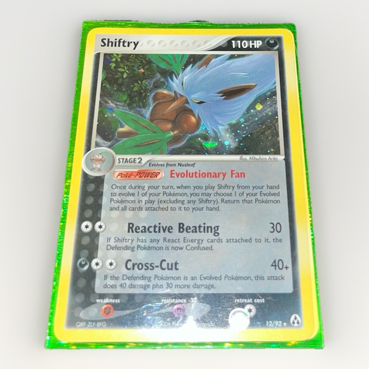Pokémon TCG 2006 Nintendo Shiftry 12/92 & Seedot 40/92 Card Lot