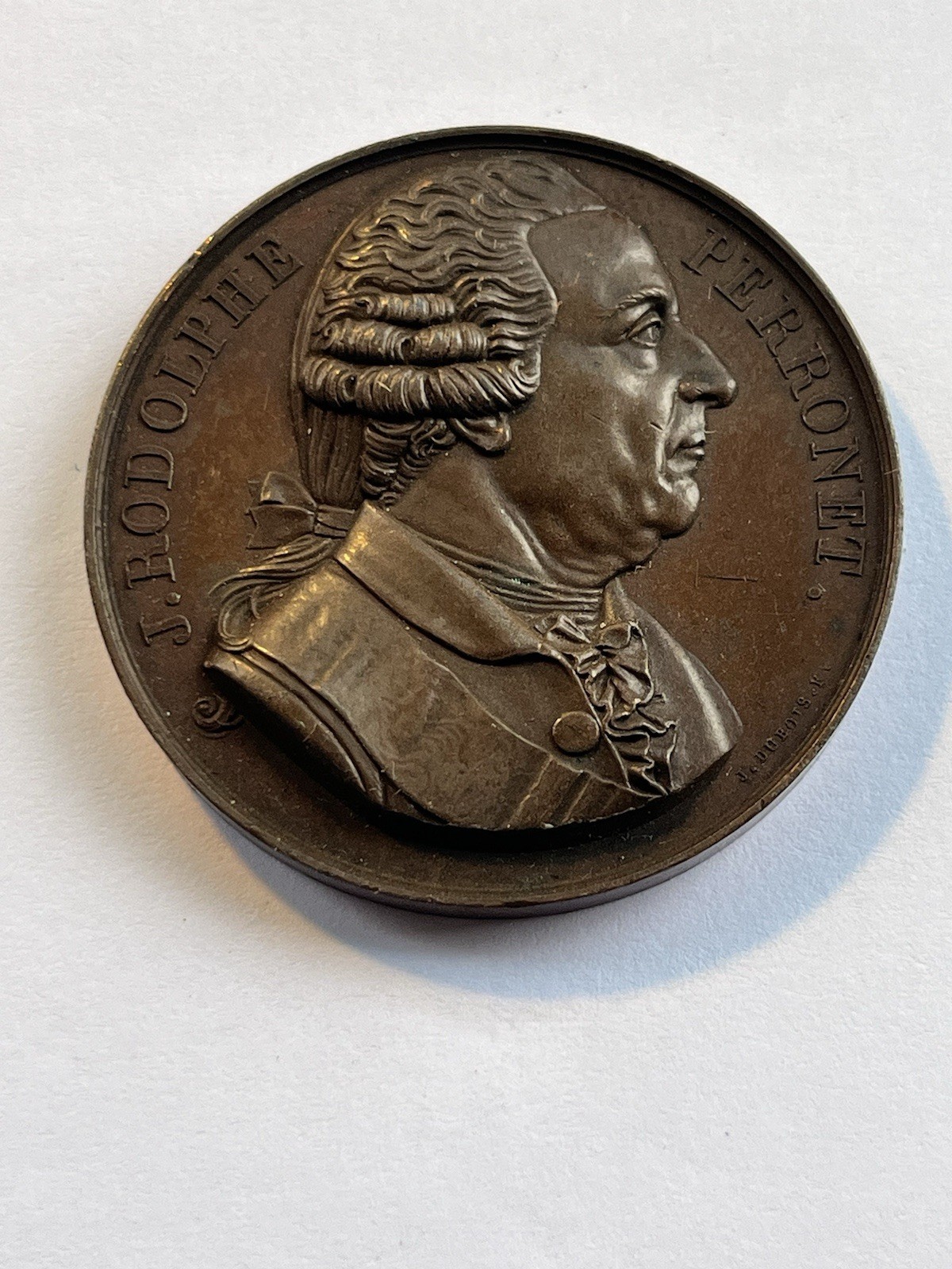 J.Rodolphe Perronet: 1708-1794 by Dubois (1821) 41mm extremely fine