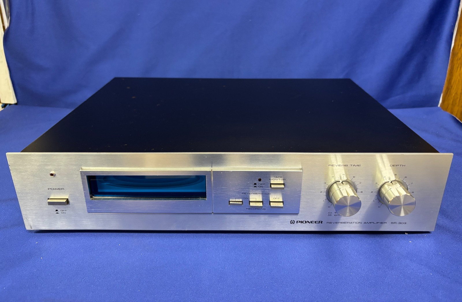 Pioneer SR-303 Stereo Reverberation Amplifier Vintage BBD Reverb Serviced Tested