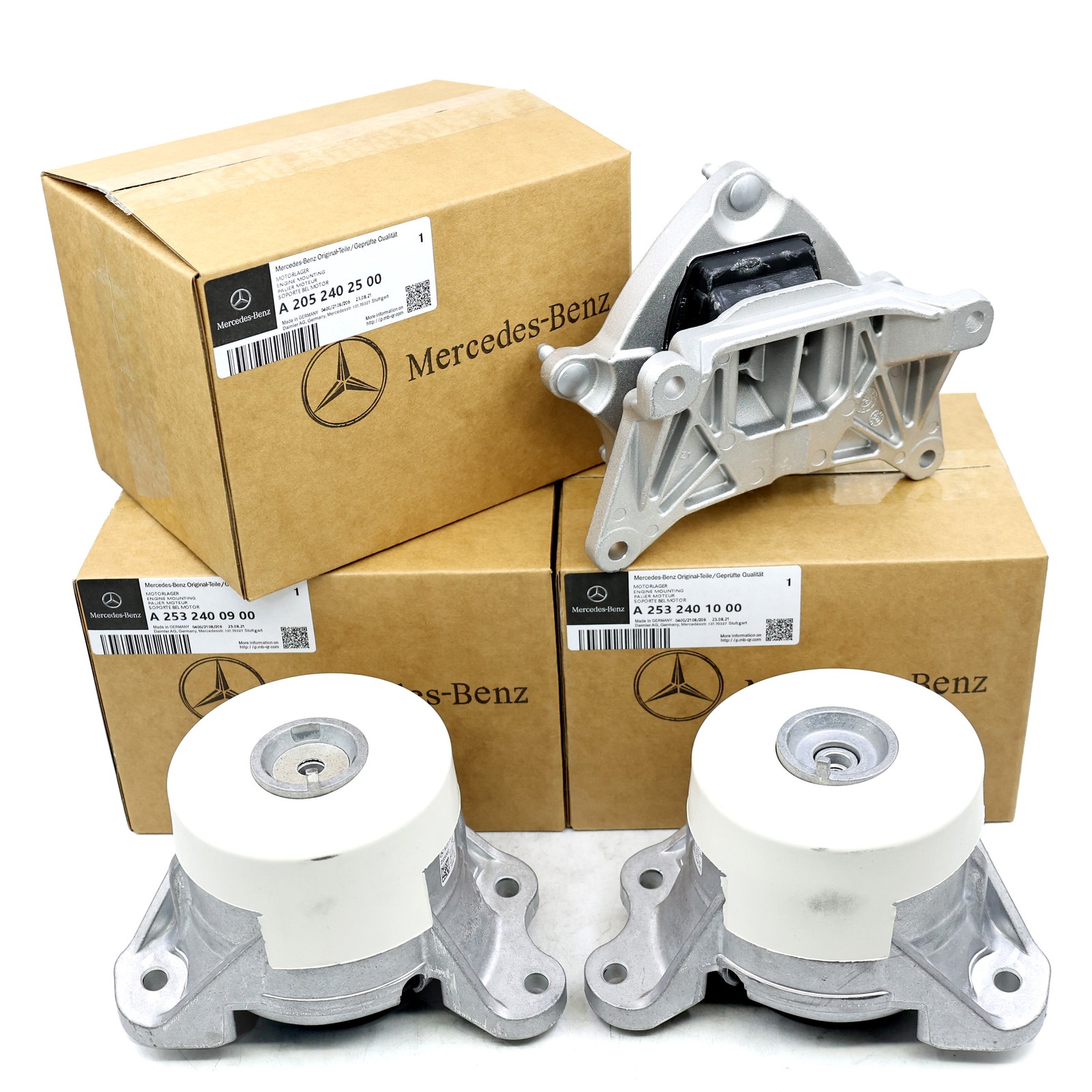 3Pcs OEM Engine Motor Mount Set For Mercedes W253 GLC200 GLC250 GLC300 GLC43 AMG