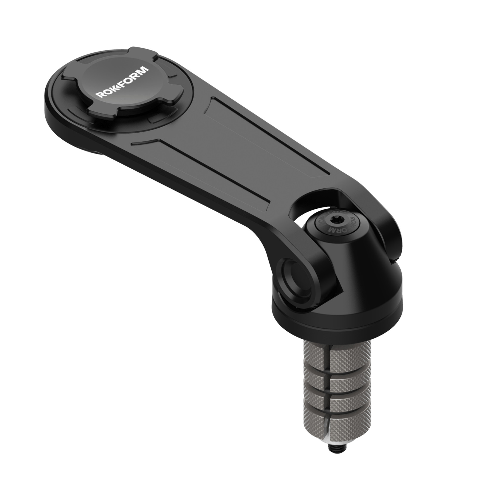 Rokform Pro Fully Adjustable Motorcycle Stem Phone Mount Fits Most Sport bikes