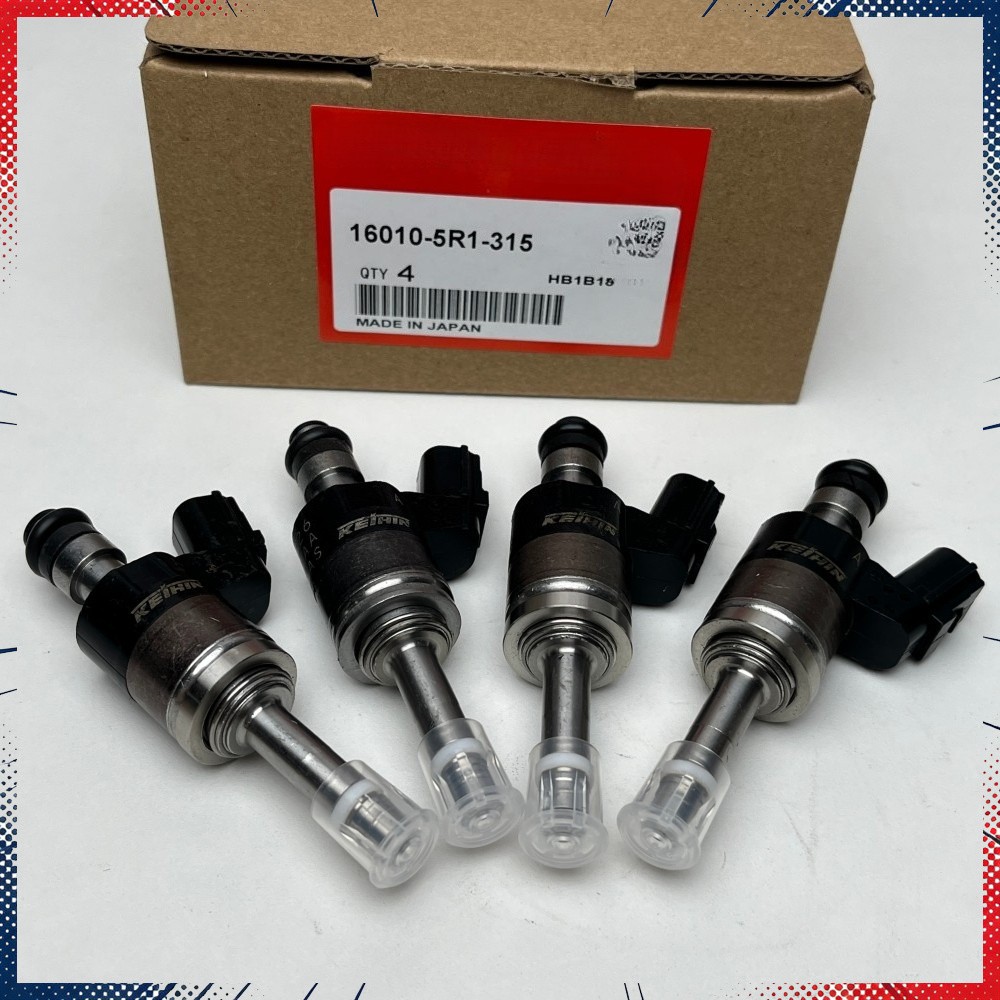 4 NEW OEM FUEL INJECTORS 16010-5R1-305 FOR 15-20 FIT 13-16 VEZEL 1.5L