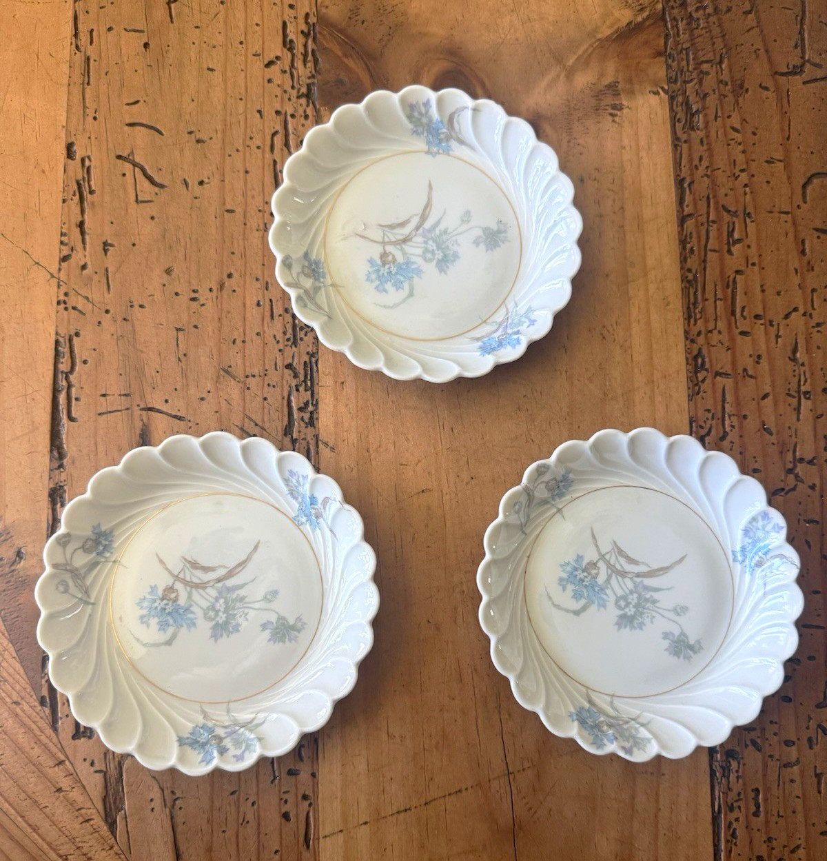 Antique Haviland Limoges Bergere Coasters/Butter Pats/ Trinket Antique Haviland Limoges Bergere Coasters/Butter Pats/ Trinket