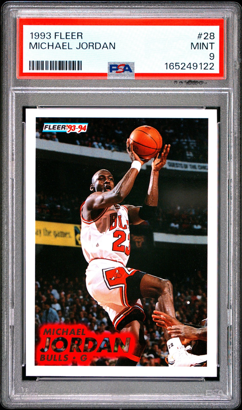 Beautiful 🔥 PSA 9 1993 Michael Jordan 28 Fleer MINT