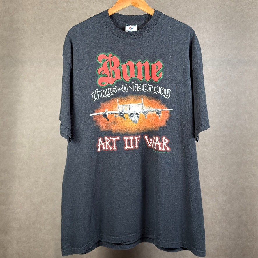 Vintage 1997 Bone Thugs N Harmony Art of War Tour T-Shirt 2XL Jerzees Made USA Vintage 1997 Bone Thugs N Harmony Art of War Tour T-Shirt 2XL Jerzees Made USA
