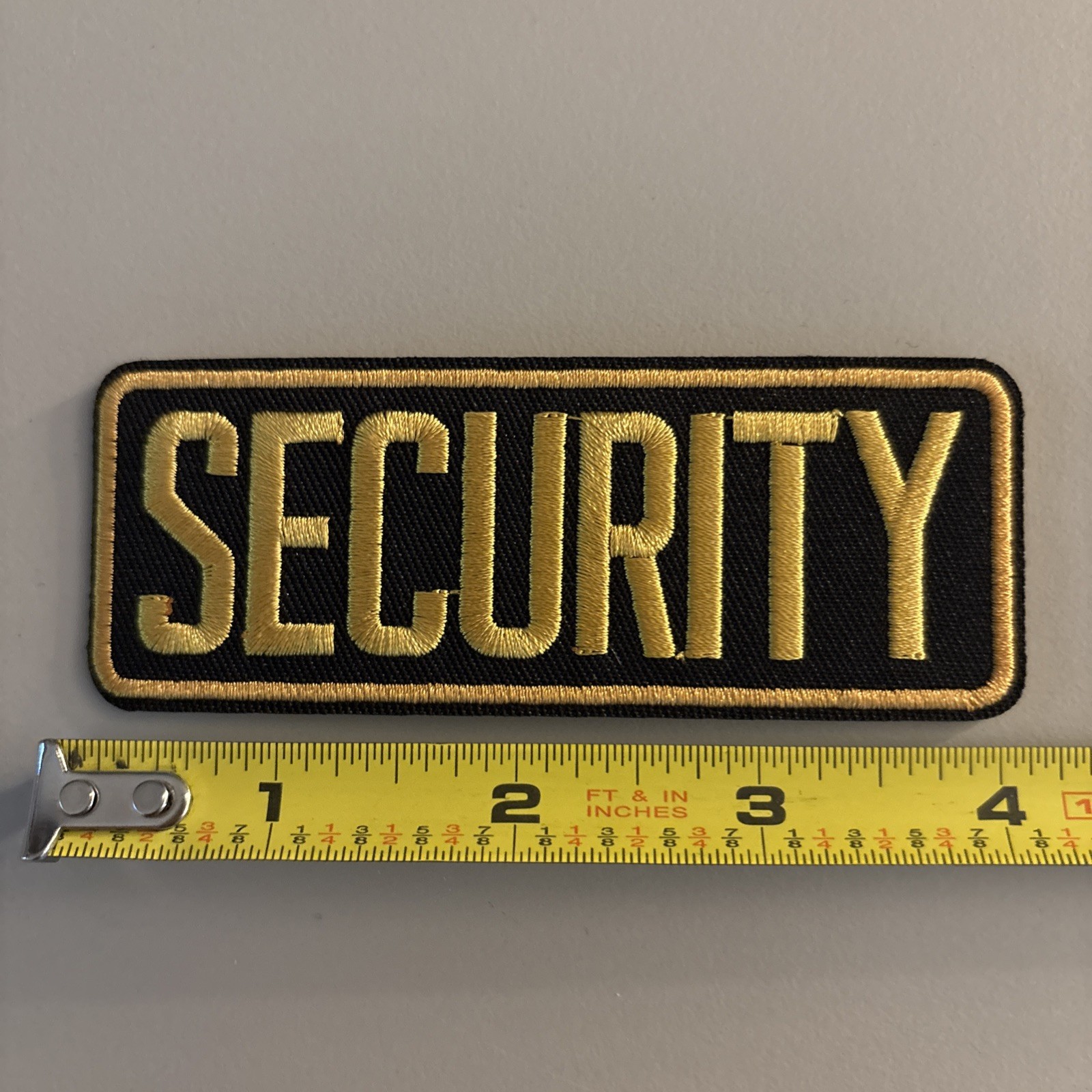 Security - Embroidered Iron on Patch