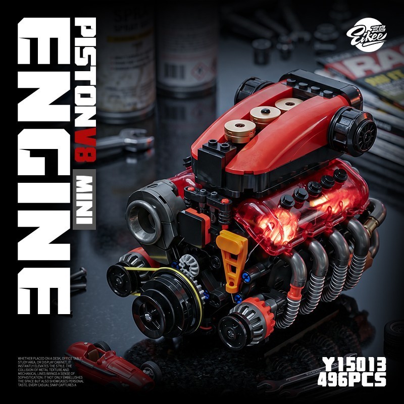LED Mini Visible V8 Internal Combustion Ohc Engine Motor 496 Pcs Haynes Kit STEM LED Mini Visible V8 Internal Combustion Ohc Engine Motor 496 Pcs Haynes Kit STEM