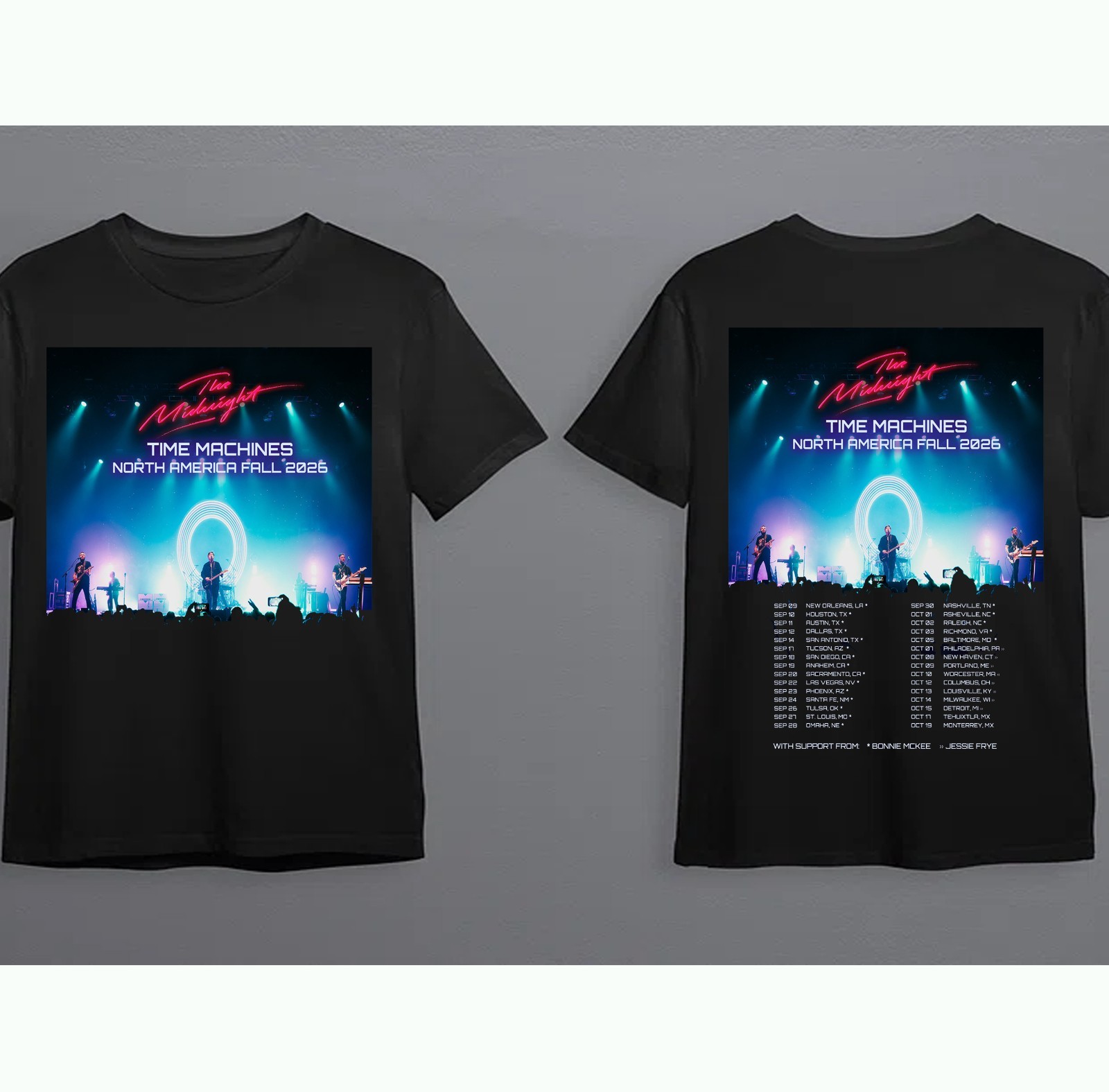 The Midnight North America sept 2026 T shirt