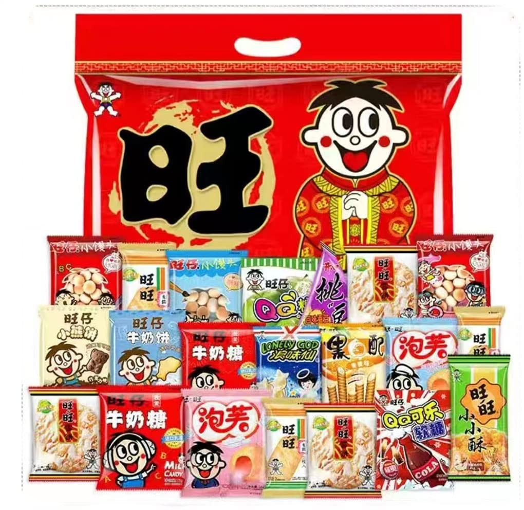 Wowo-great Wangwang Set 20 Pack Snacks, Chinese Snacks, Wangwang Gift Bag