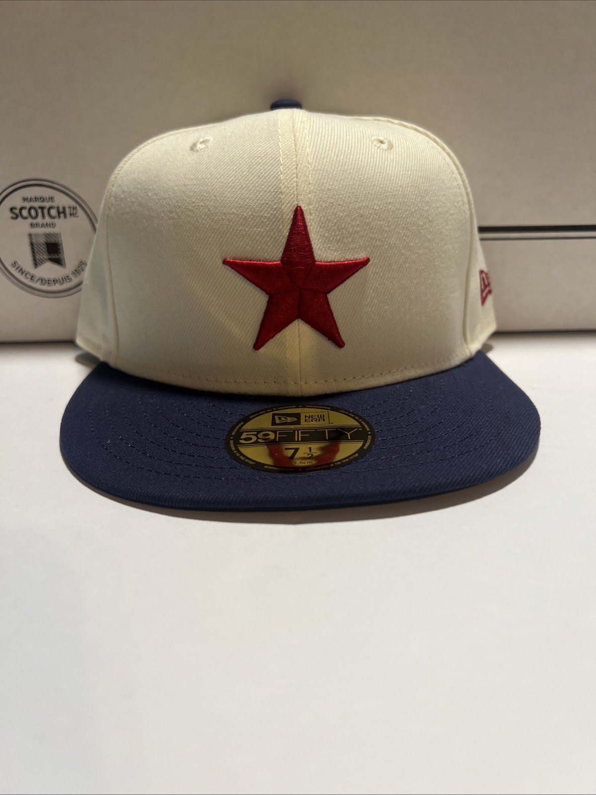 Detroit Stars Negro Leagues Cream Navy New Era 59Fifty Fitted Hat Multiple Sizes Detroit Stars Negro Leagues Cream Navy New Era 59Fifty Fitted Hat Multiple Sizes