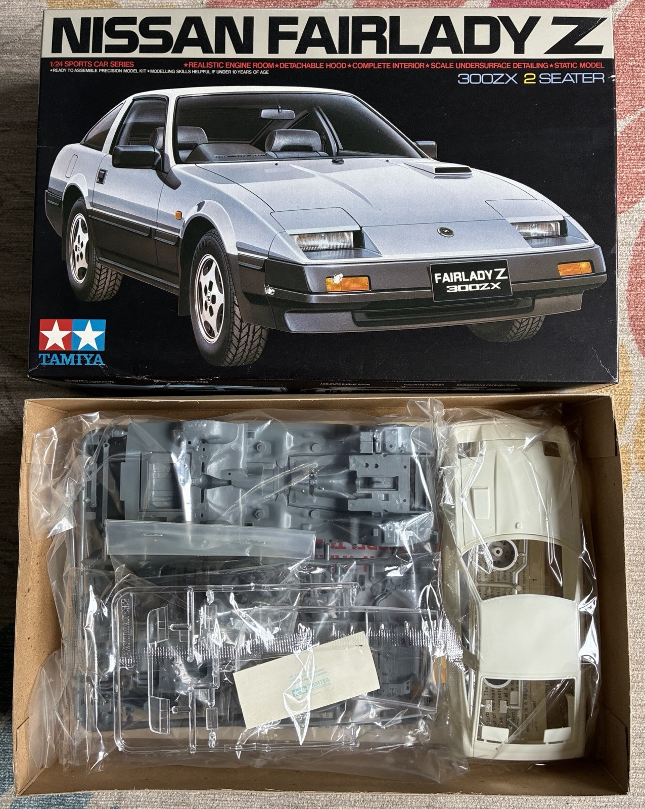 Tamiya Nissan Fairlady Z 300ZX Two-Seater 1/24 24042 Model Kit Tamiya Nissan Fairlady Z 300ZX Two-Seater 1/24 24042 Model Kit
