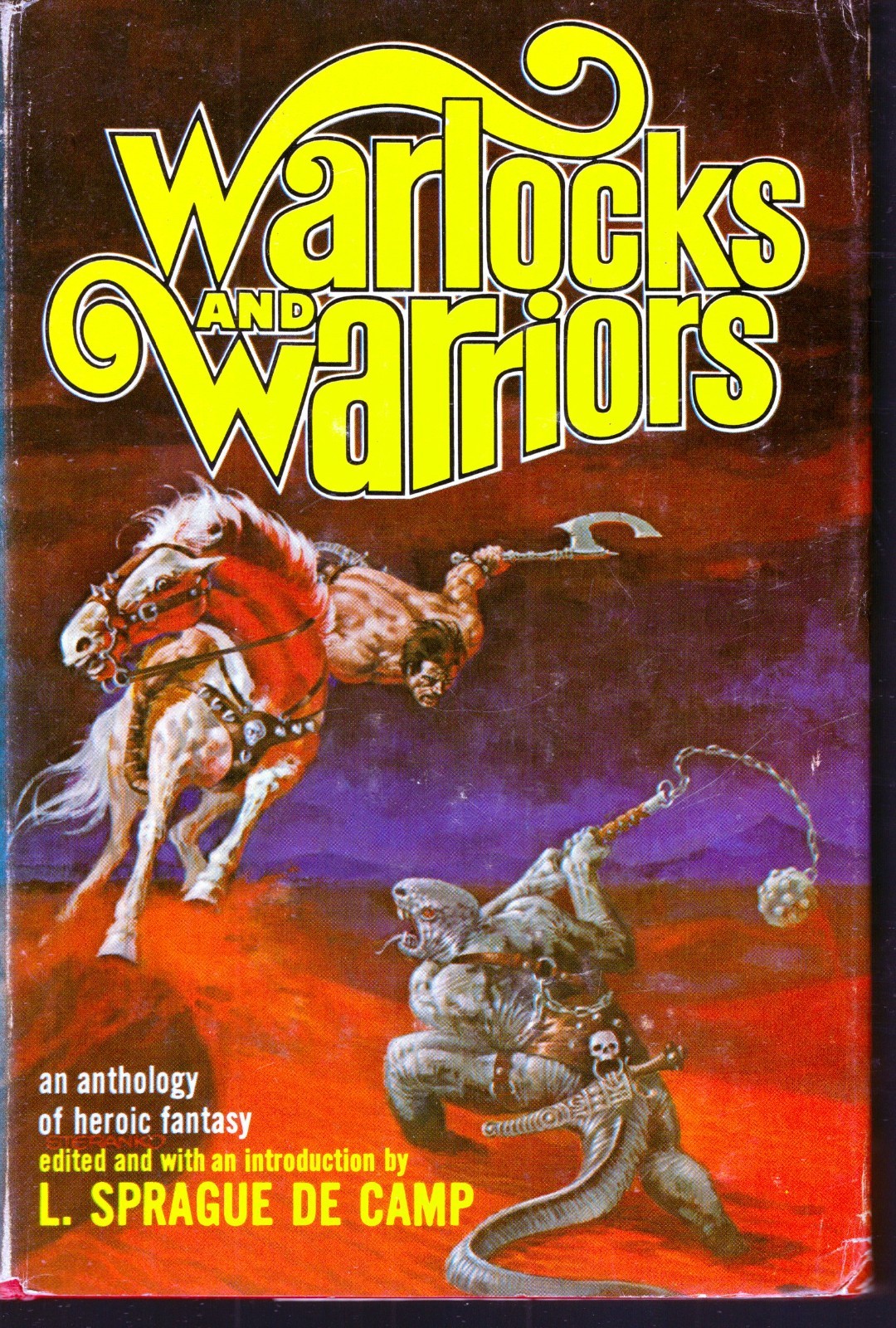 Warlocks and Warriors L. Sprague De Camp 1st Putnam HCDJ Steranko High Grade