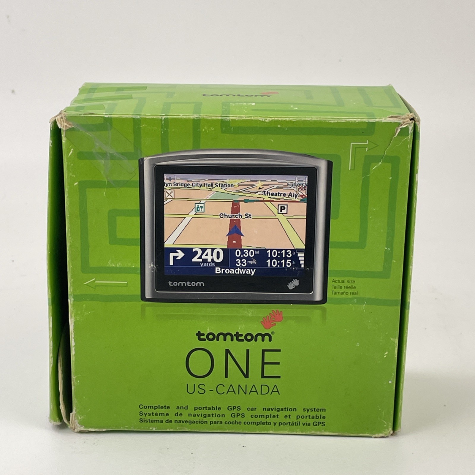 Vintage TomTom ONE New Edition Portable GPS Car Navigation US CAN Open Box