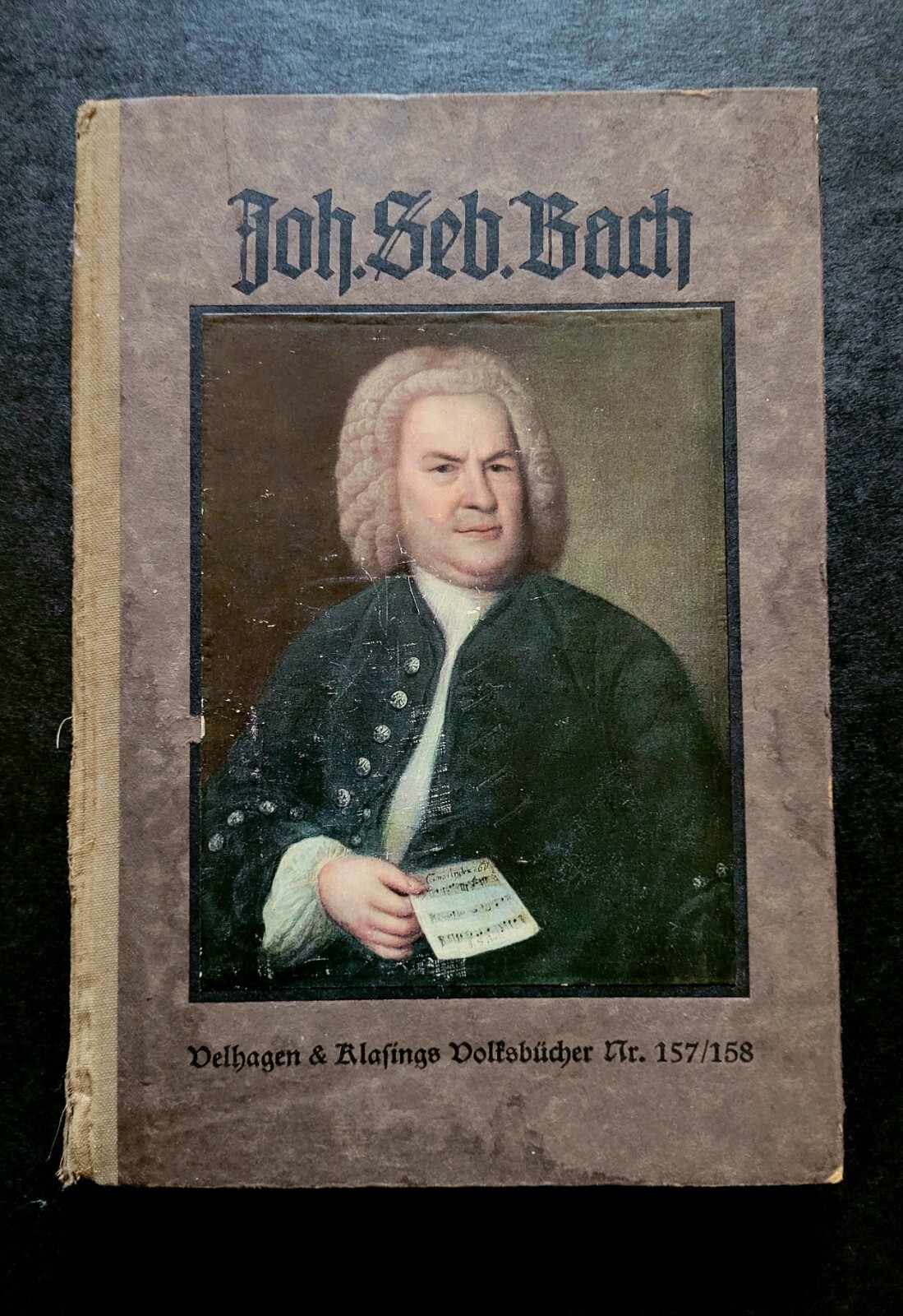 Very Rare Johann Sebastian Bach Book In German 1st edition 1925 Prof. Karl Hasse Very Rare Johann Sebastian Bach Book In German 1st edition 1925 Prof. Karl Hasse