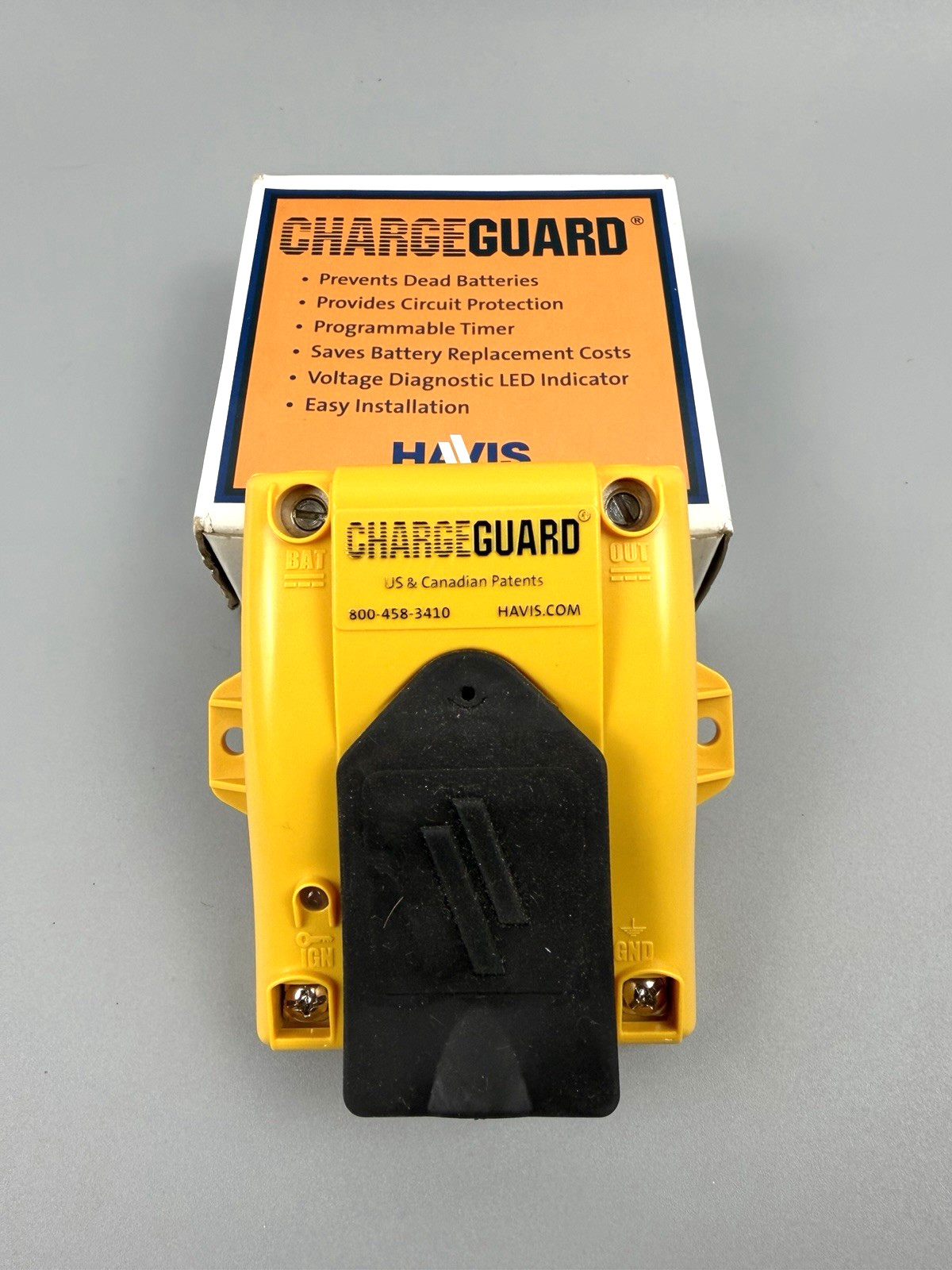 Havis ChargeGuard-Select CG-X Auto Shut-off Timer Circuit Protection 12V New Havis ChargeGuard-Select CG-X Auto Shut-off Timer Circuit Protection 12V New