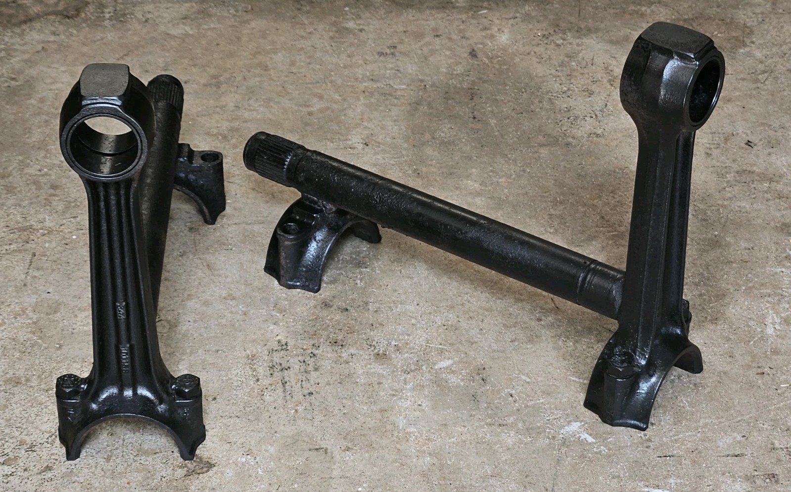 13½″ Tall Custom Andiron Motorhead Rat Rod Car Part Vintage Metal One Of A Kind 13½″ Tall Custom Andiron Motorhead Rat Rod Car Part Vintage Metal One Of A Kind