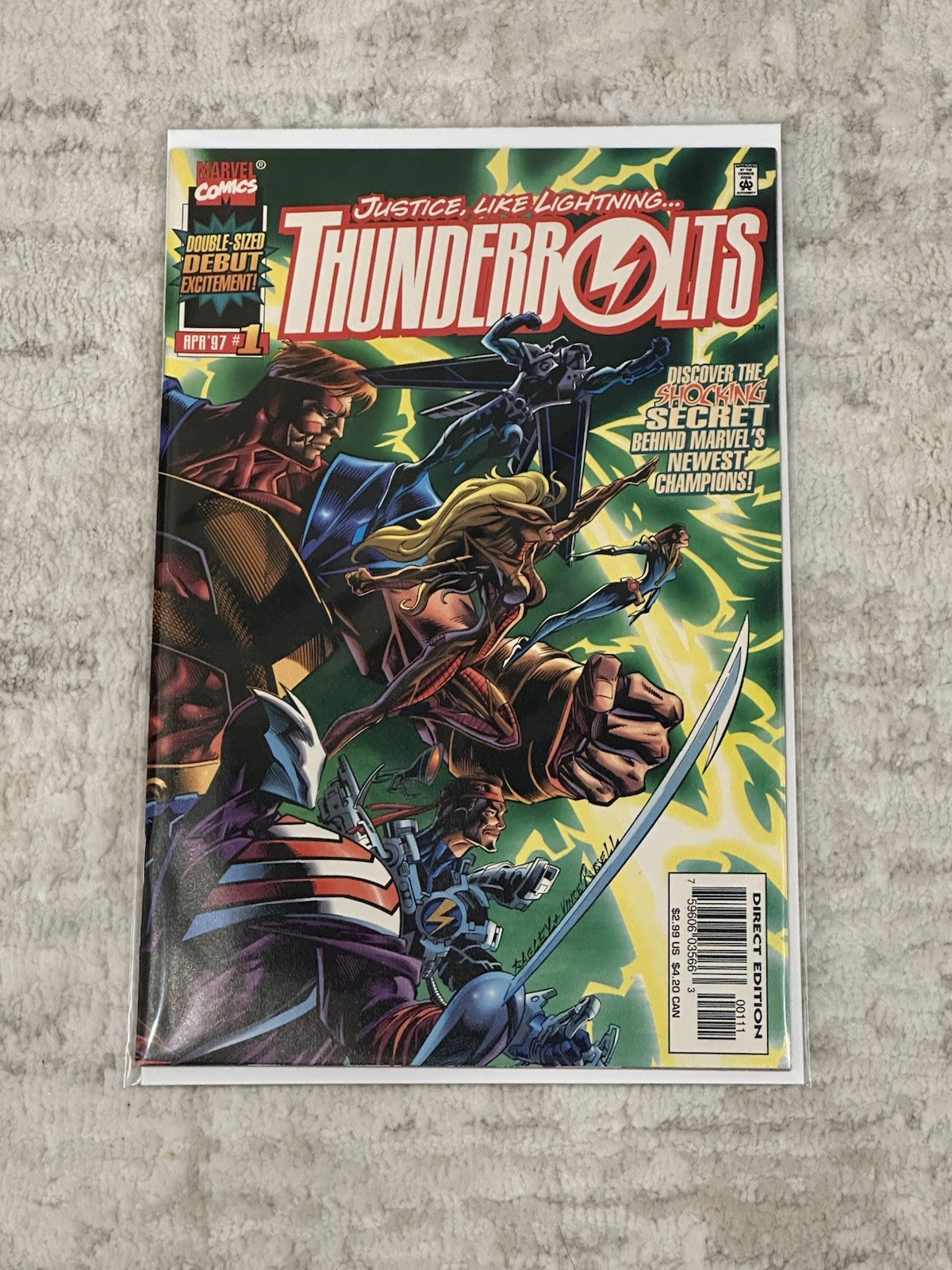 Thunderbolts #1 Marvel Comics April 1997 NM 1st Printing Thunderbolts #1 Marvel Comics April 1997 NM 1st Printing