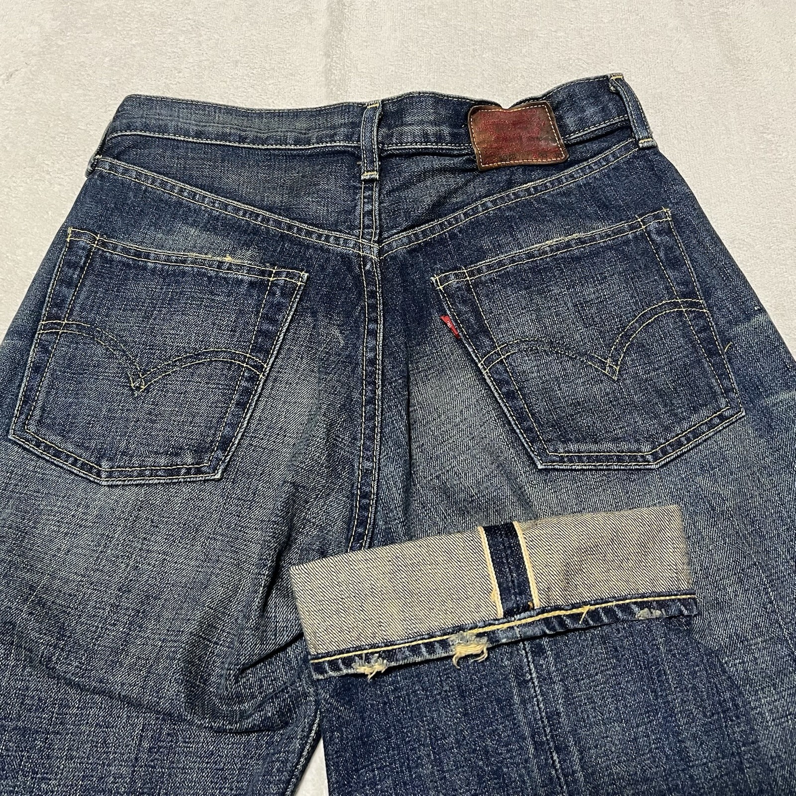 80s Levi\'s 503B-XX Vintage LVC Selvedge Denim Jeans W30 Made in Japan Big E