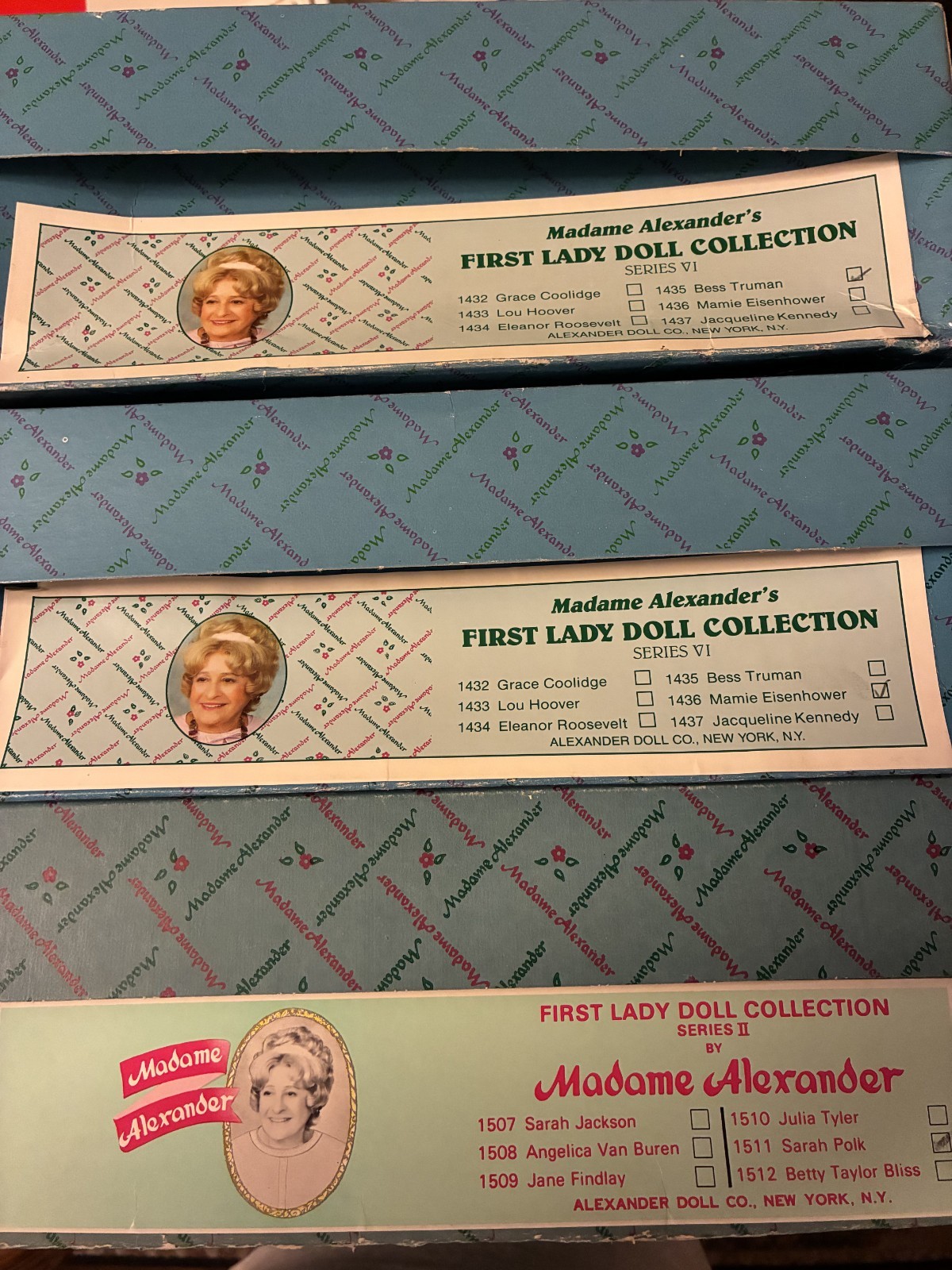 Madame Alexander First Lady Doll Collection Lot Of 3 Truman Eisenhower Polk New Madame Alexander First Lady Doll Collection Lot Of 3 Truman Eisenhower Polk New