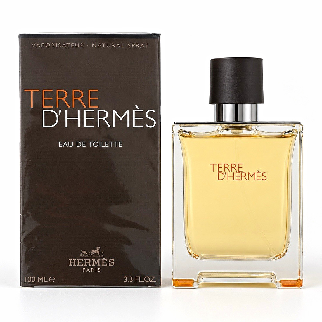 HERMÈS Terre d\'Hermès Eau de Toilette Spray 3.3 fl oz Regular Size HERMÈS Terre d\'Hermès Eau de Toilette Spray 3.3 fl oz Regular Size