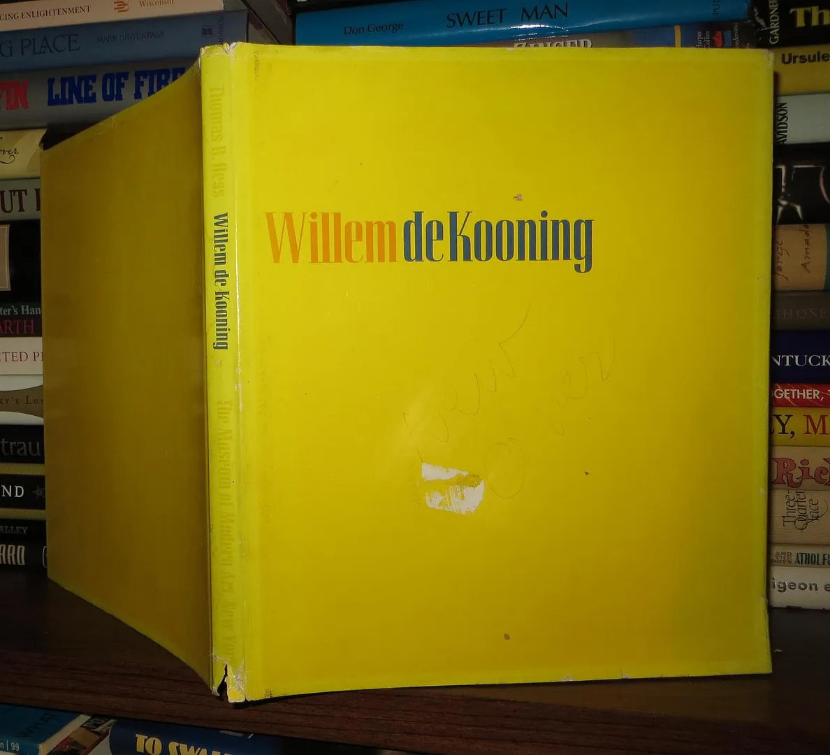 Hess, Thomas B. - Willem De Kooning WILLEM DE KOONING  1st Edition 1st Printing