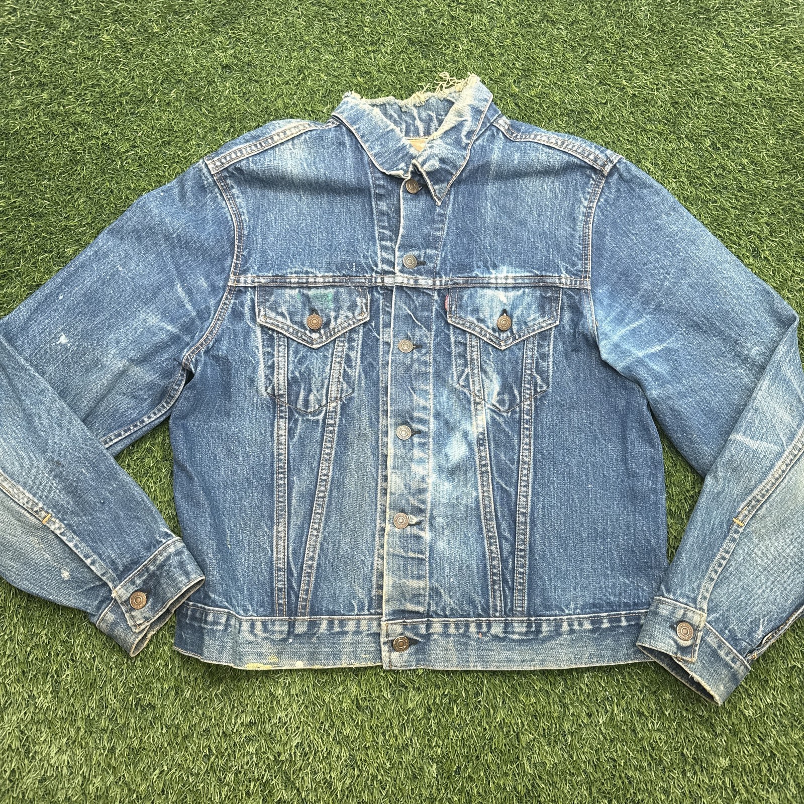 VTG 70s Levi\'s Type 3 Denim Jacket Mens Medium M Blue Big E VTG 70s Levi\'s Type 3 Denim Jacket Mens Medium M Blue Big E