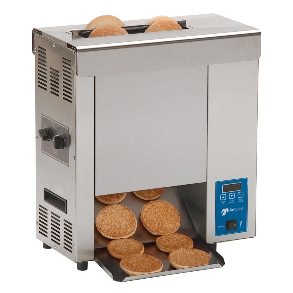 A.J. Antunes - Roundup Stainless Steel Vertical Toaster with Heated Base A.J. Antunes - Roundup Stainless Steel Vertical Toaster with Heated Base