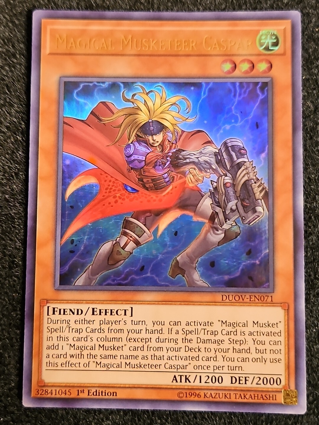 Yu-Gi-Oh TCG Magical Musketeer Caspar Duel Overload DUOV-EN071 1st Edition NM Yu-Gi-Oh TCG Magical Musketeer Caspar Duel Overload DUOV-EN071 1st Edition NM