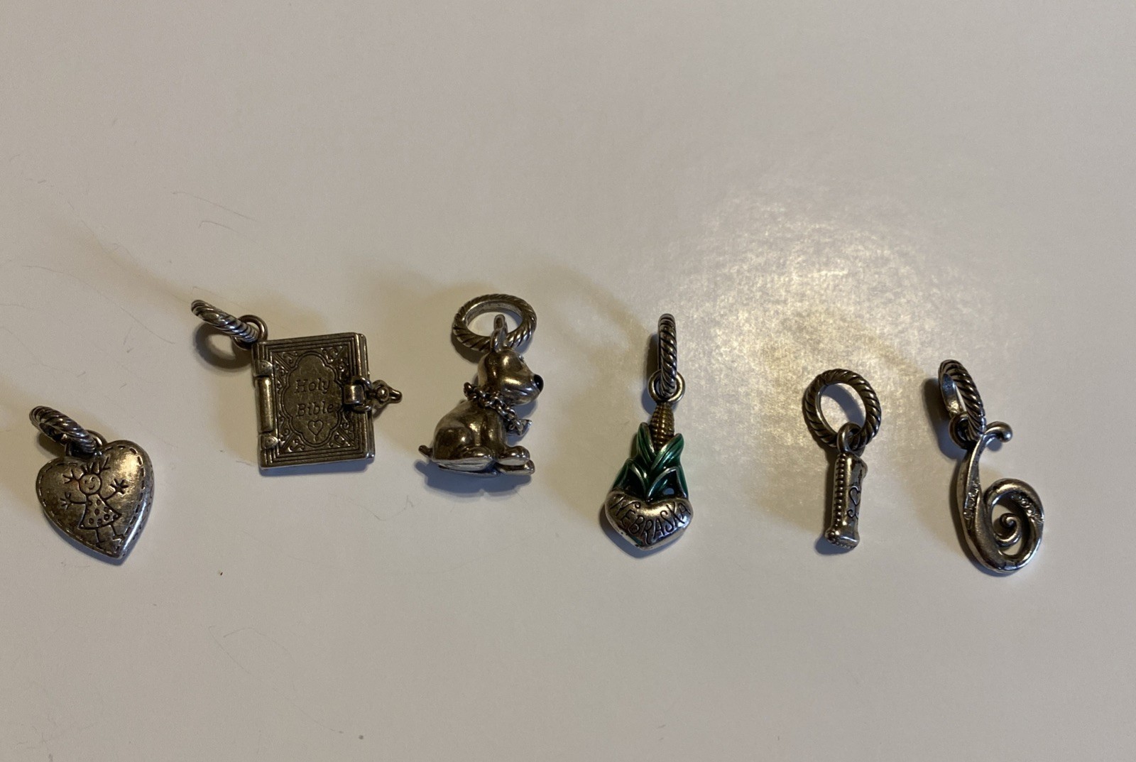 Lot Of 6 Brighton Charms. Lot Of 6 Brighton Charms.