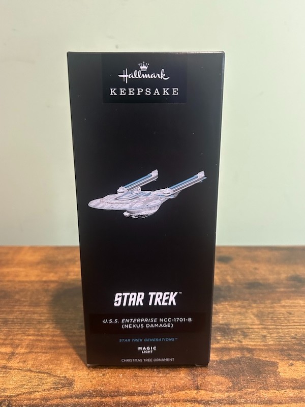 Hallmark 2024 SDCC NYCC Star Trek USS Enterprise Nexus Damage NCC-1701-B Hallmark 2024 SDCC NYCC Star Trek USS Enterprise Nexus Damage NCC-1701-B