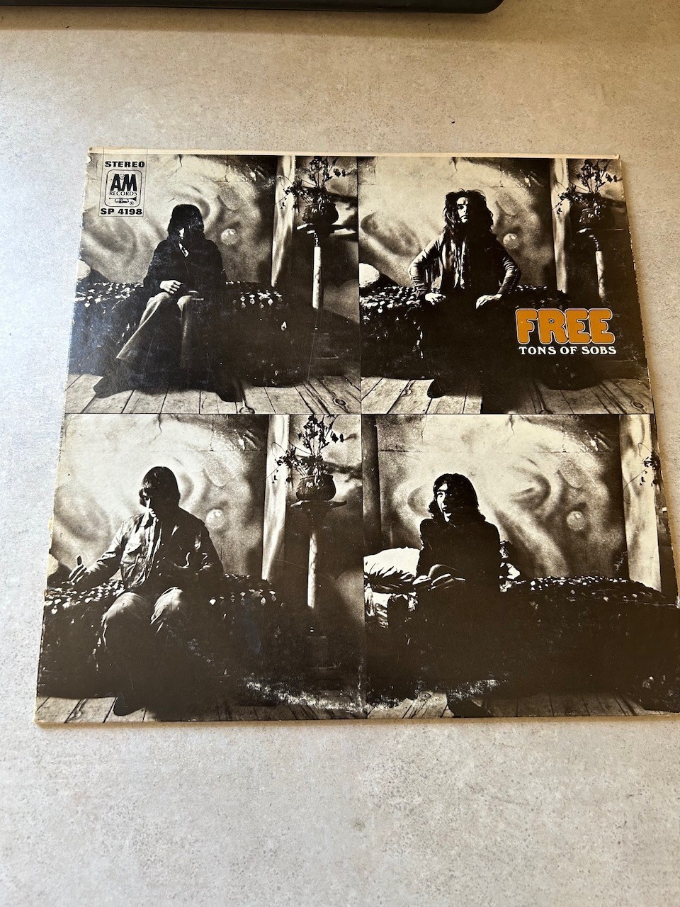 FREE *Tons of Sobs* 1969 SP 4198 A&M Blues Rock  LP Vinyl Record VG++