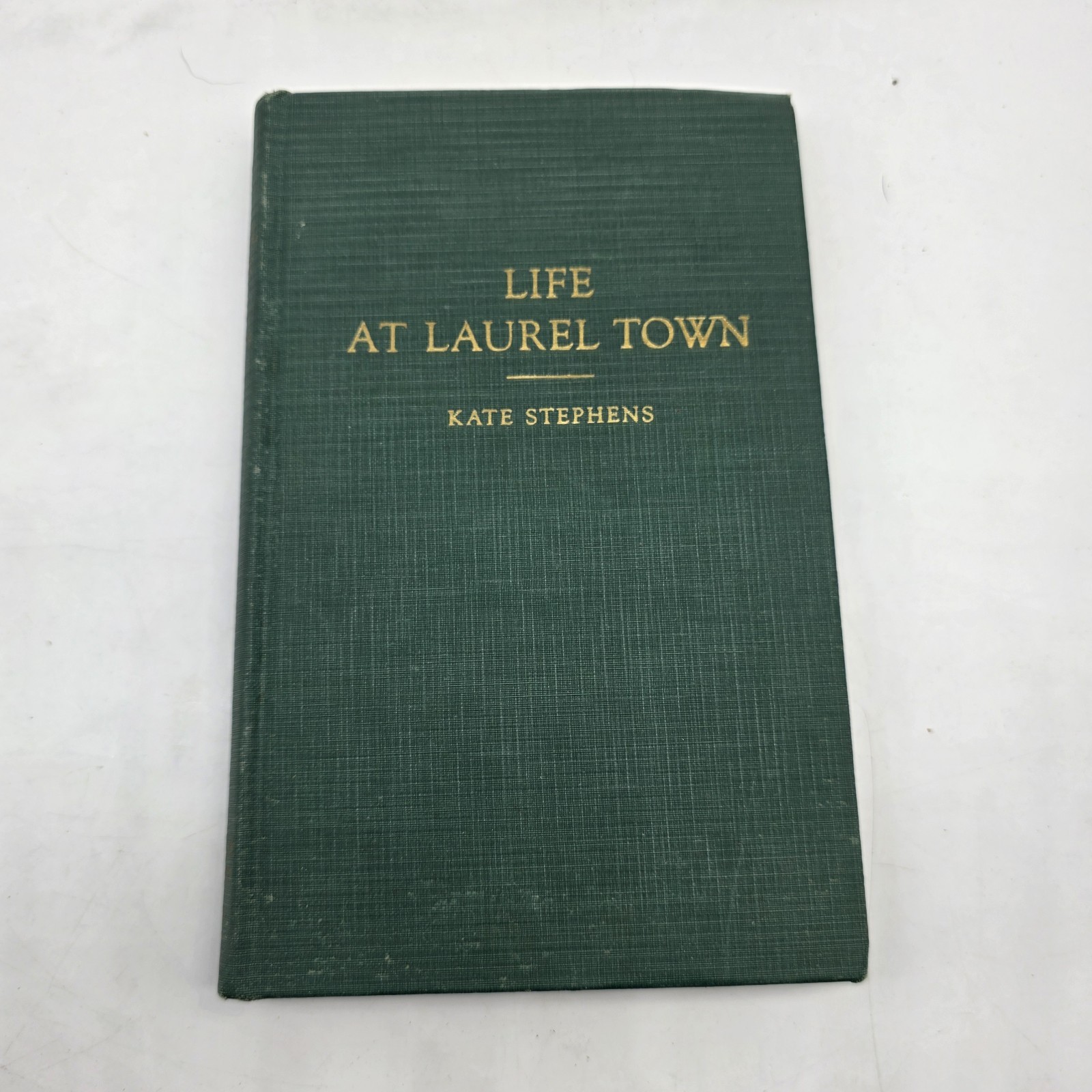 vtg 1936 Life at Laurel Town Anglo Saxon Kansas Kate Stephens Univ Kansas HC...