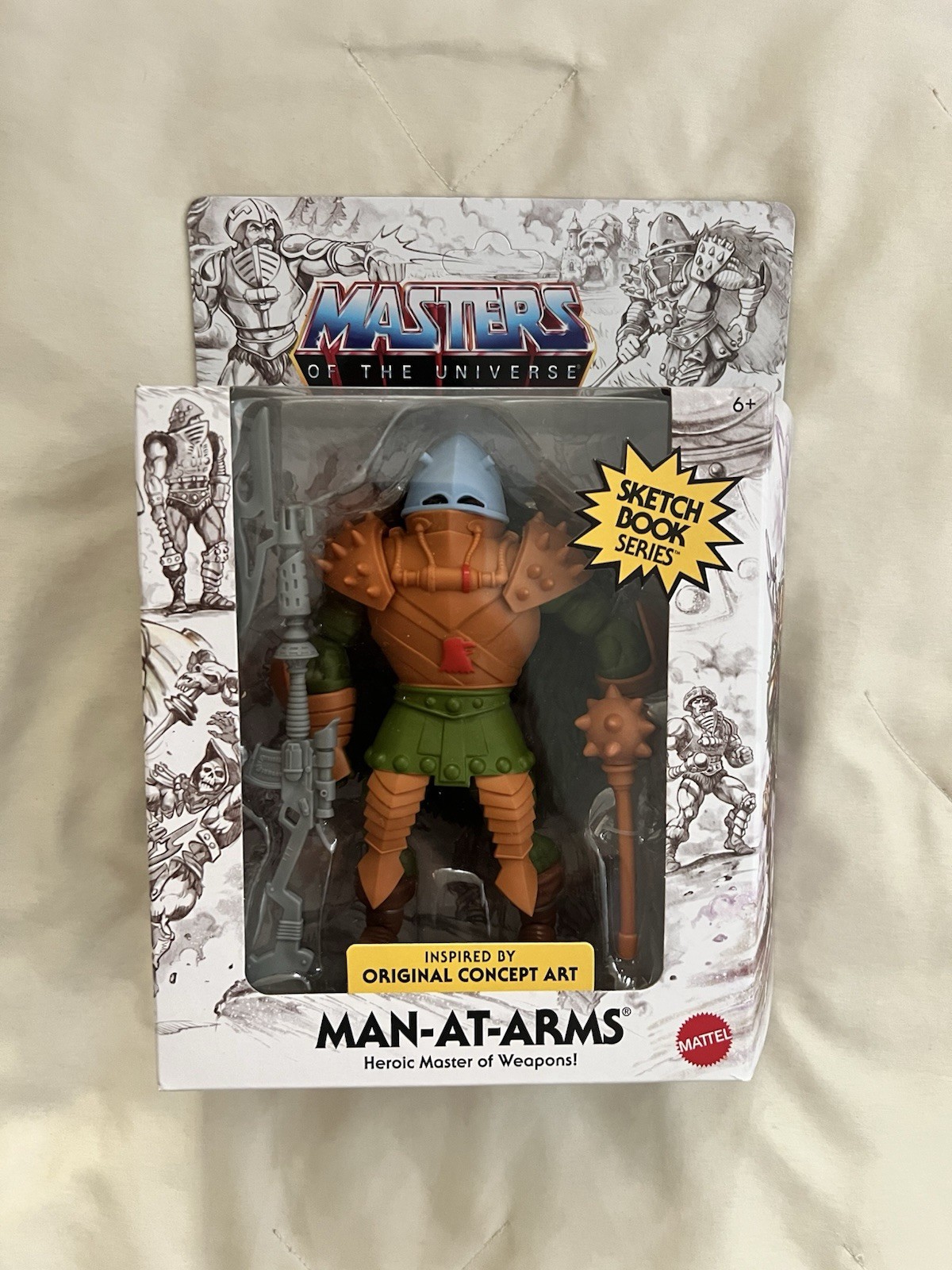 Masters of the Universe MOTU Sketchbook Series Man-At-Arms action figure