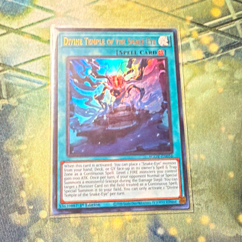 Konami Divine Temple of the Snake-Eye Age of Overlord AGOV-EN056 1st Ed