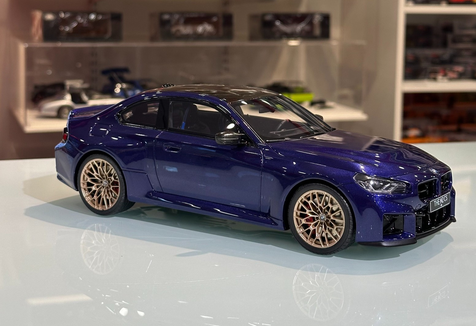 GT Spirit 1/18 M2 CS 2025 Blue Resin Car Model GT552