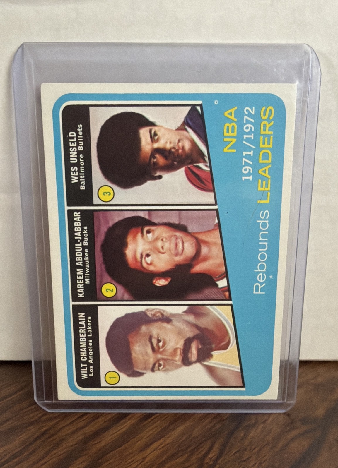 1972-73 Topps - League Leaders Kareem Abdul-Jabbar Wilt Chamberlain, Unseld #175