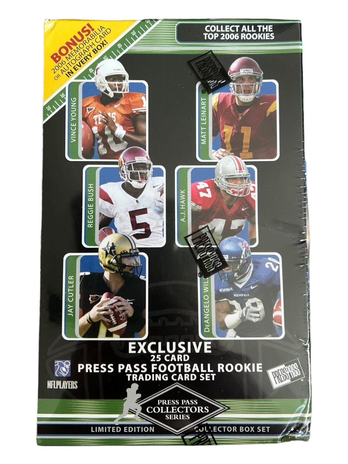 Sealed 2006 Press Pass Limited Edition Football 25 Card Rookie Card Blaster Box Sealed 2006 Press Pass Limited Edition Football 25 Card Rookie Card Blaster Box