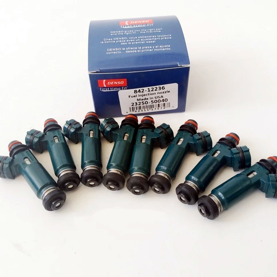 8pcs Denso Fuel Injectors for Sequoia Tundra  Lexus GX470 4.7L (OEM 23250-50040)