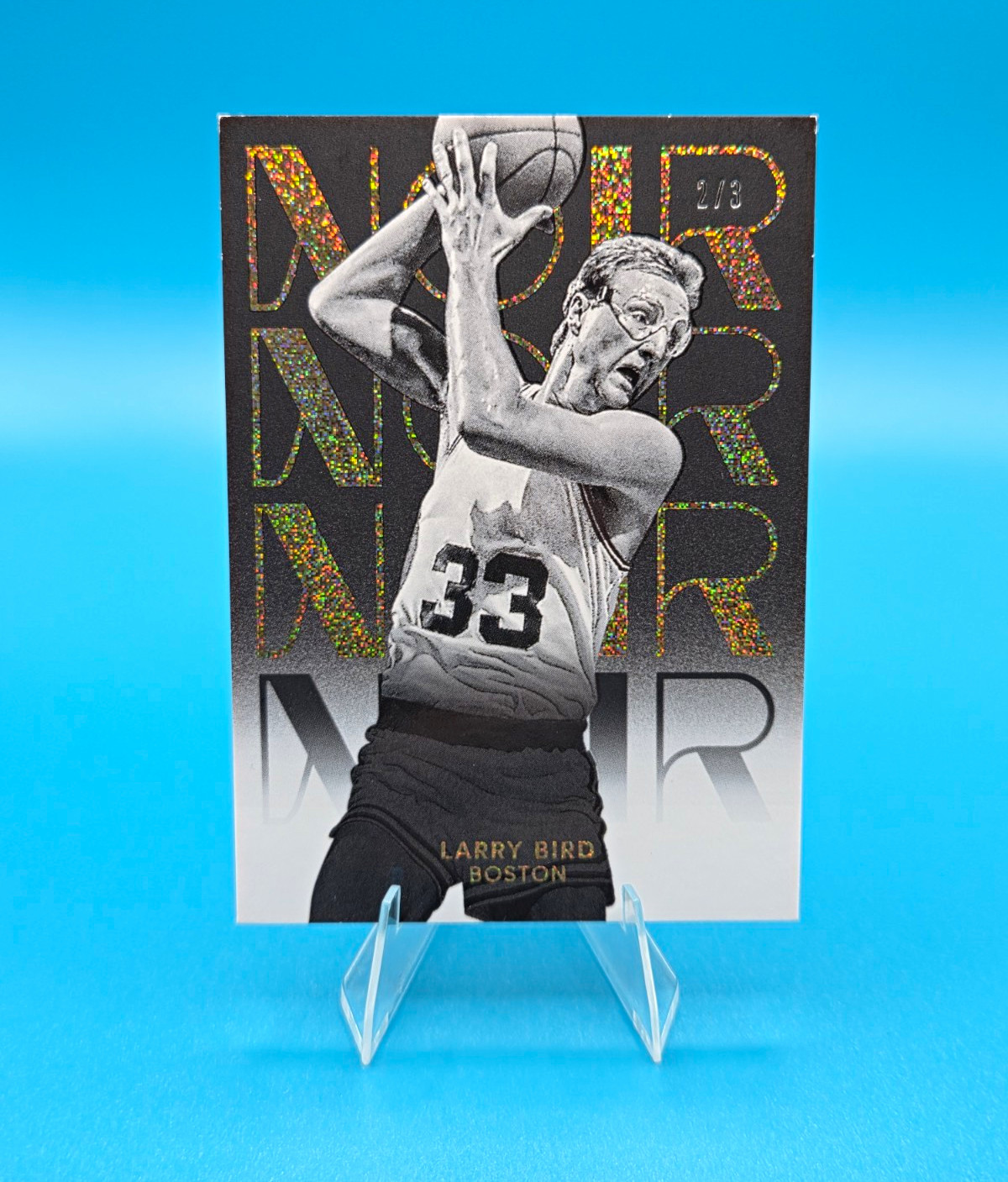 2025-26 Panini Noir Basketball - Larry Bird Gold Glitter /3 SSP Boston Celtics 2025-26 Panini Noir Basketball - Larry Bird Gold Glitter /3 SSP Boston Celtics