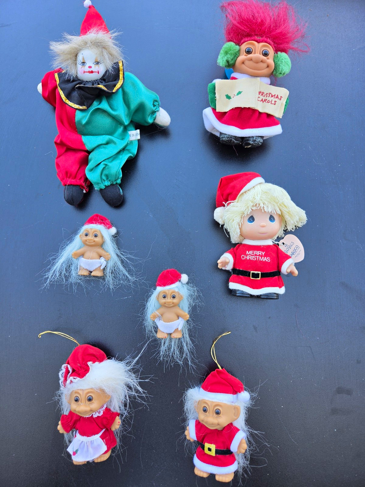 Vintage Christmas Troll Dolls Lot of 7 – Santa Claus & Holiday Collectibles Vintage Christmas Troll Dolls Lot of 7 – Santa Claus & Holiday Collectibles