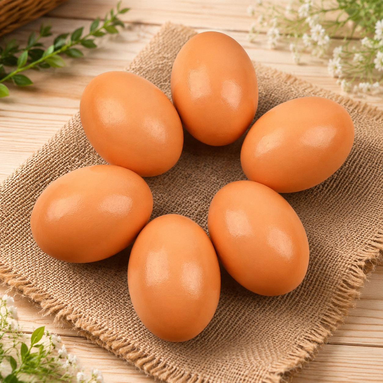 Fake Nest Eggs Wooden Brown Easter Eggs for Craft Get Hens to Lay Eggs 6Pcs Fake Nest Eggs Wooden Brown Easter Eggs for Craft Get Hens to Lay Eggs 6Pcs
