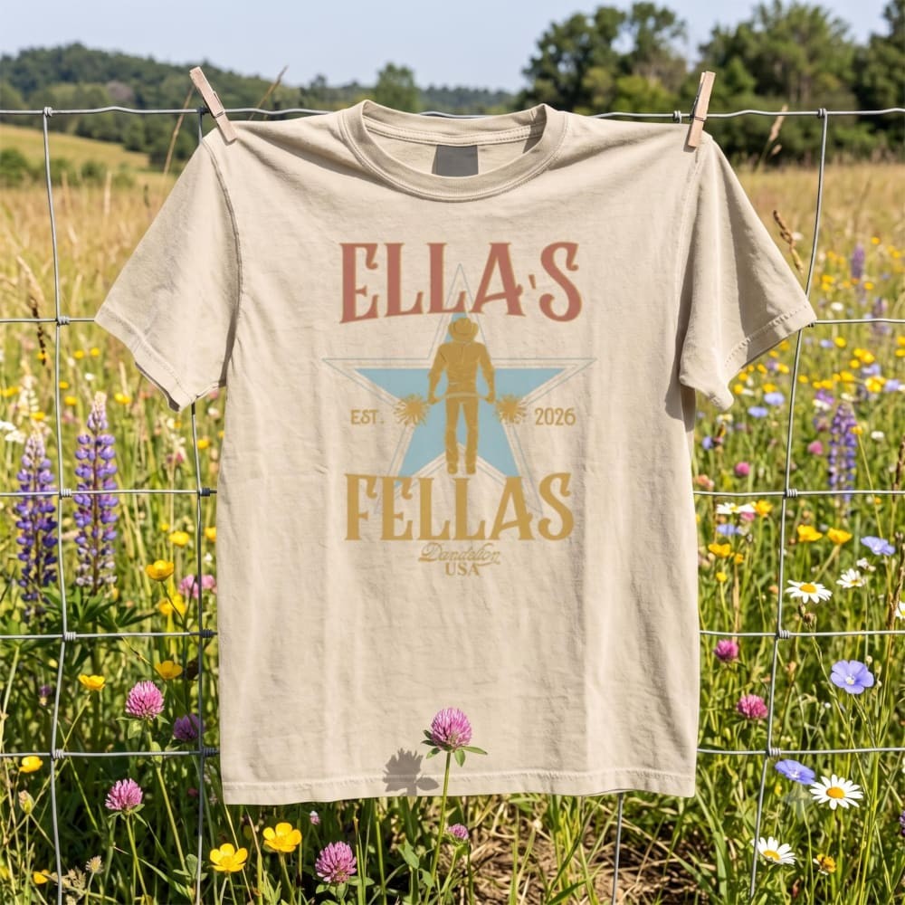 Mens & Womens Heavyweight T-Shirt Gildan Cotton Ellas Fellas