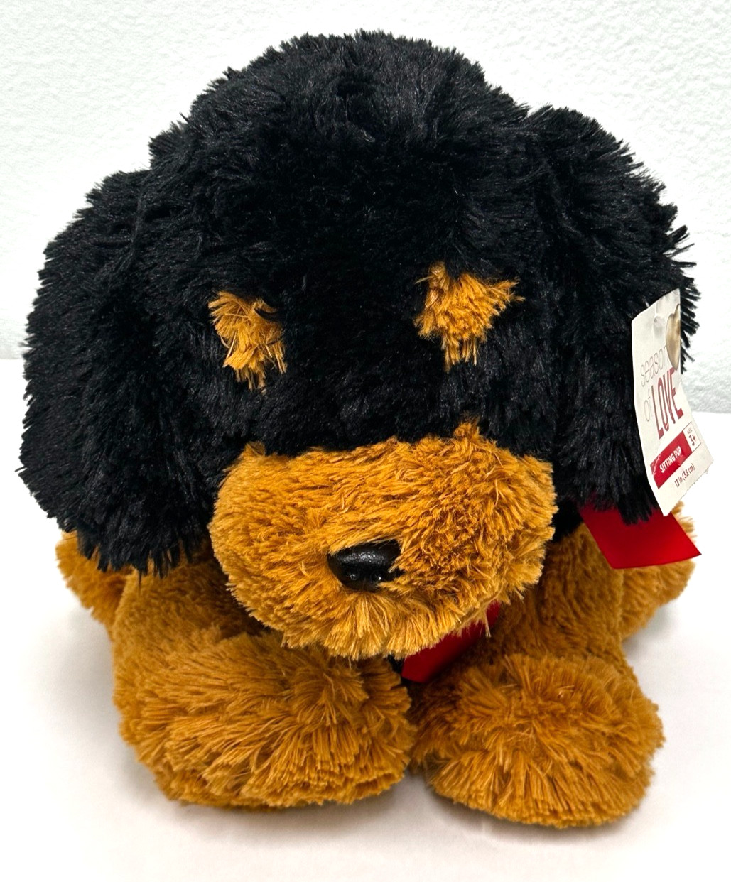 Big Lots Rottweiler Dog Plush Black Brown Stuffed Animal 2015 NWT #908494