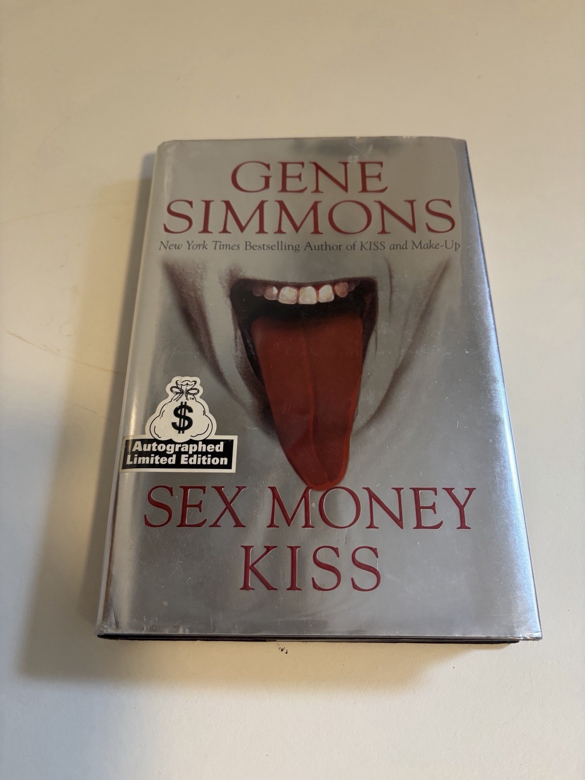 Gene Simmons Sex Money Kiss SIGNED AUTOGRAPHED Hard Cover Book - Limited Edition