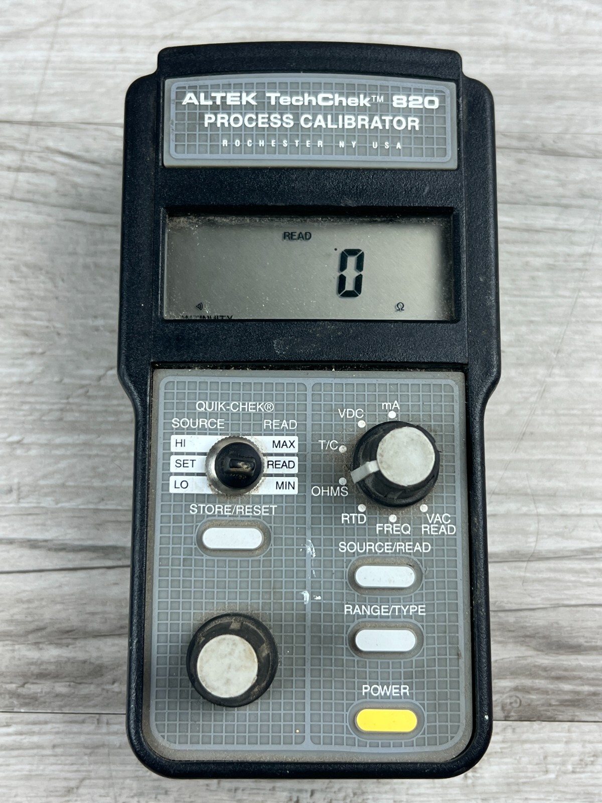 ALTEK TechChek 820 PROCESS CALIBRATOR Read AS IS ALTEK TechChek 820 PROCESS CALIBRATOR Read AS IS