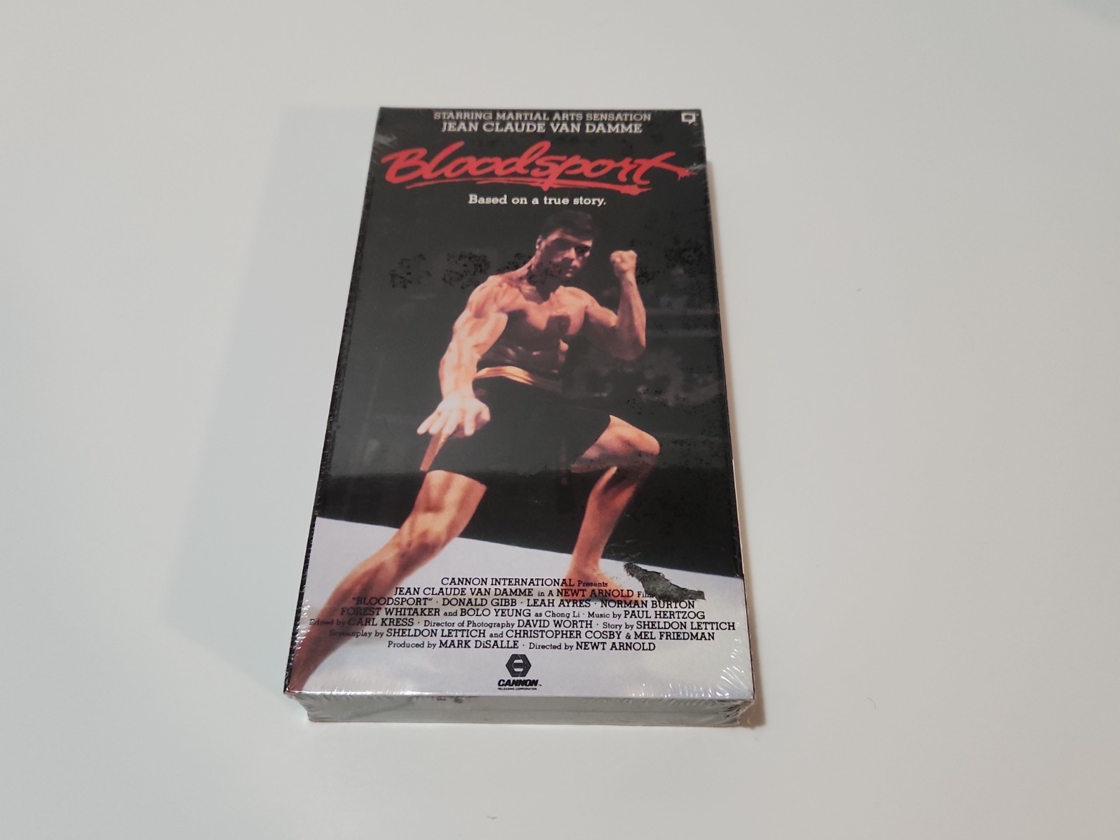 * NEW Bloodsport Jean Claude Van Damme VHS Tape Movie Factory Sealed Watermark