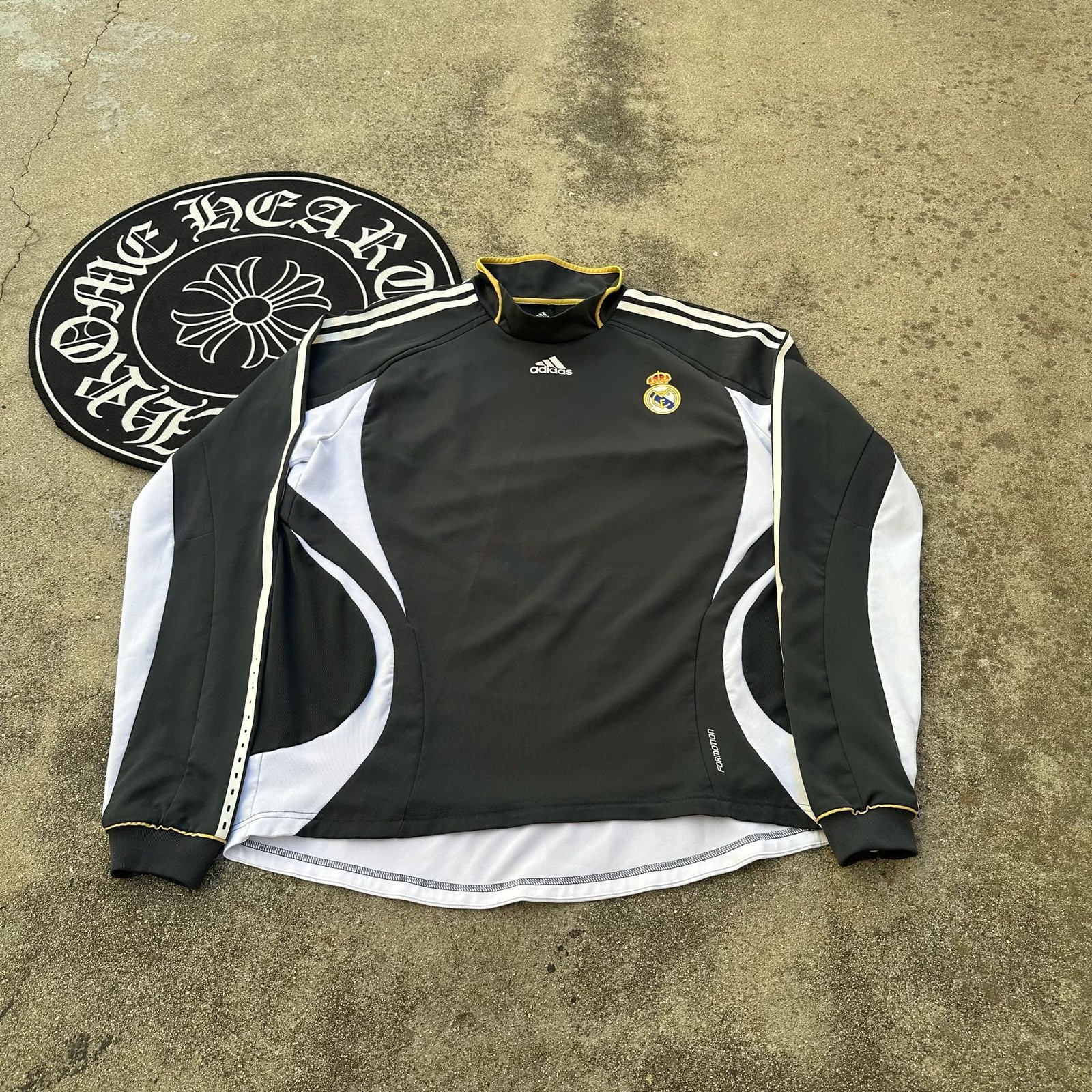 Vintage 2006/2007 Adidas Real Madrid Long Sleeve Training Jersey