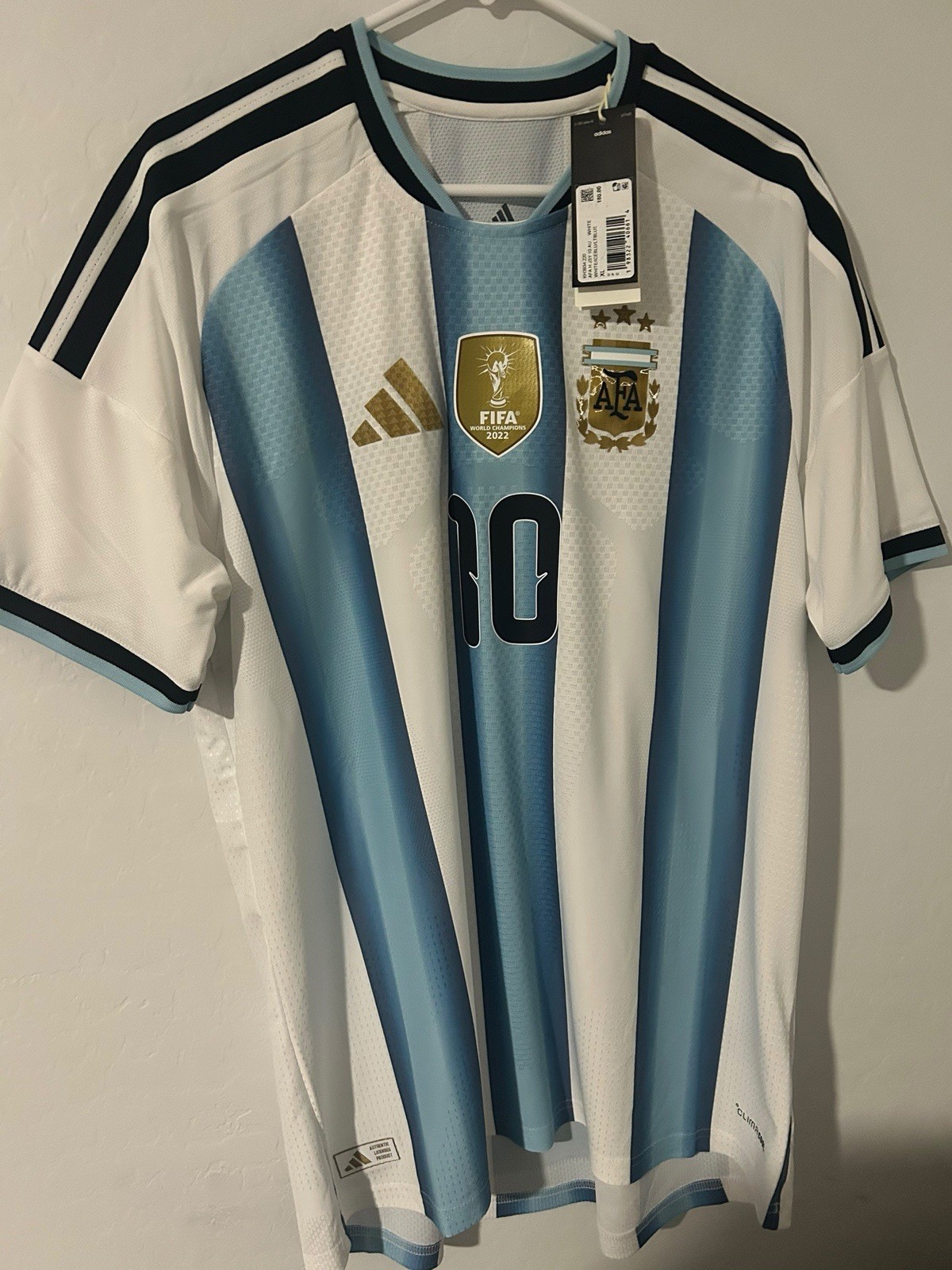 Adidas MESSI Argentina 2026 Home Authentic White Match Jersey KH3934 Size XL New Adidas MESSI Argentina 2026 Home Authentic White Match Jersey KH3934 Size XL New